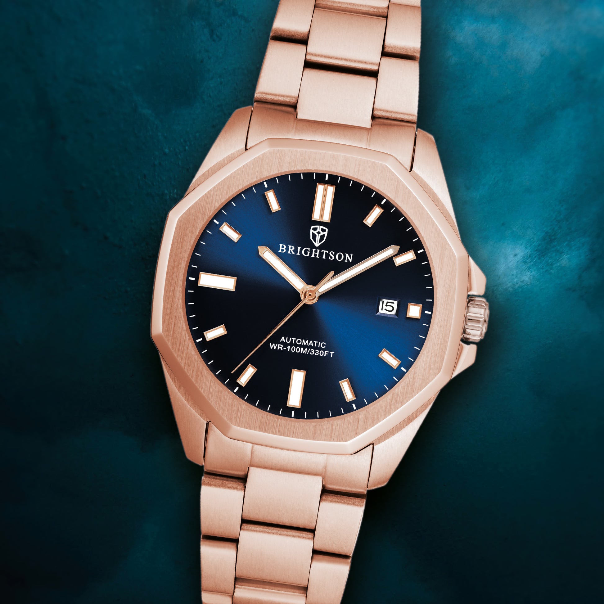 The Prestige - Rosé/Blue - Brightson Watches