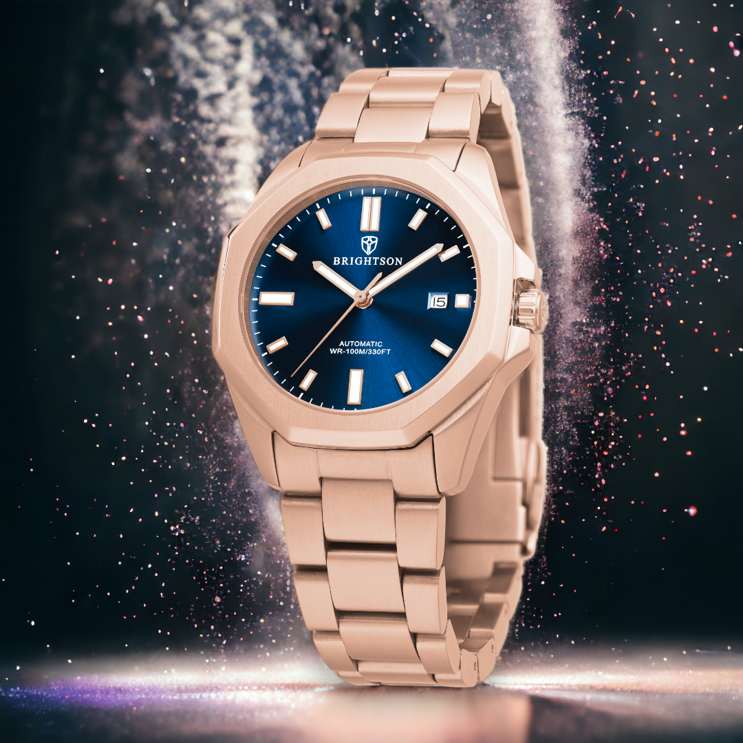 The Prestige - Rosé/Blue - Brightson Watches