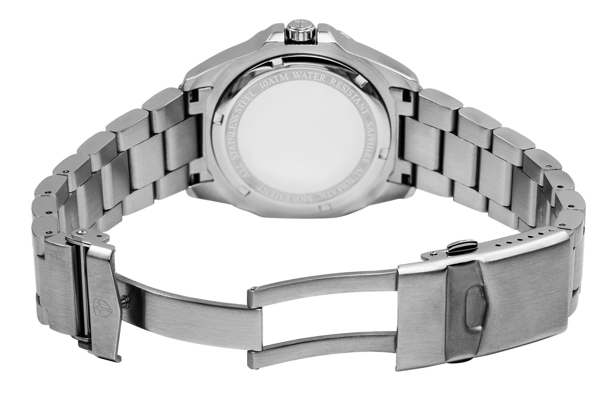 Achterzijde zilver horloge