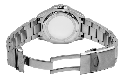 Achterzijde zilver horloge